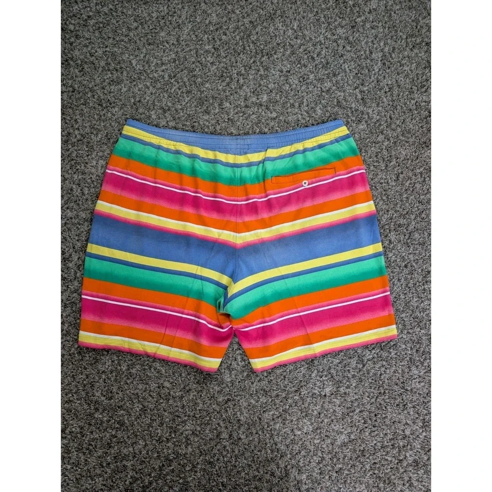 Polo Ralph Lauren Men's Shorts 4XB Big & Tall Striped Multicolor Cotton Pony